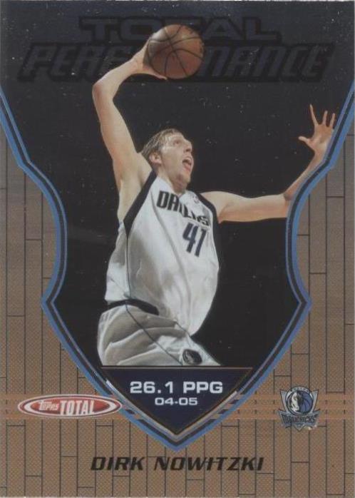 2005-06 Topps Total - Dirk Nowitzki #TP4