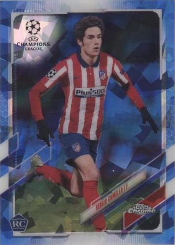 2020-21 Topps Chrome UCL Sapphire Edition Sergio Camello #77