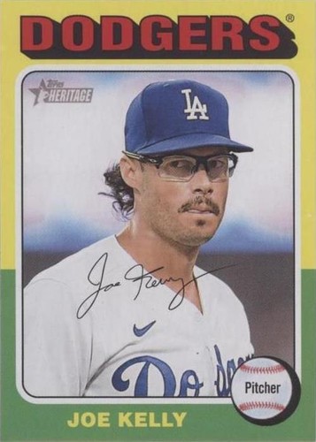 Porsche Joe Kelly Dodger Jersey 2017 Heritage Baseball Cards 2011