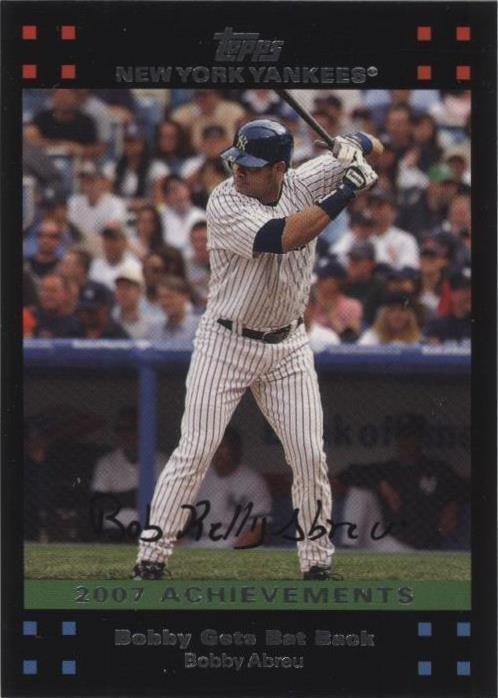 2007 Topps New York Yankees Limited Edition Gift Set - Bobby Abreu #NYY51