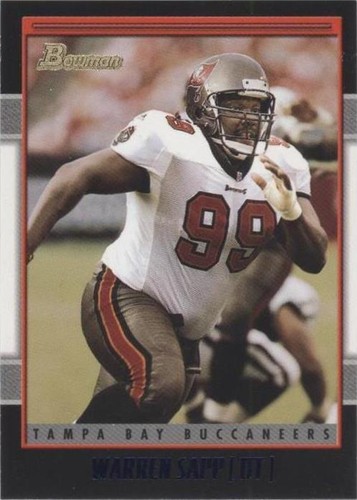 2001 Bowman Warren Sapp #129