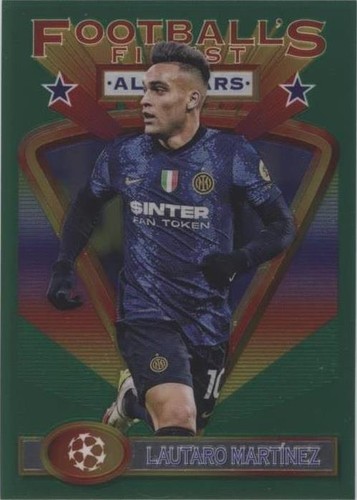 2021-22 Topps Finest Flashbacks UCL Lautaro Martinez #18