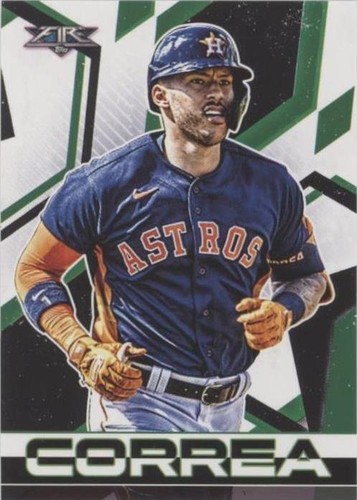 その他 CARLOS CORREA bowman refractor auto 2013 Bowman Chrome Carlos Correa Refractor /500 AUTO RC BGS
