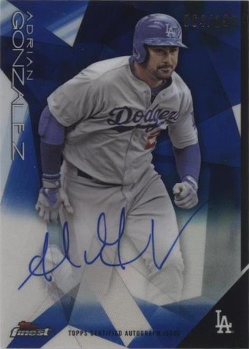 2015 Topps Finest - Adrian Gonzalez #FA-AG