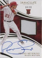 2016 Panini Immaculate Collection - Pedro Severino #138
