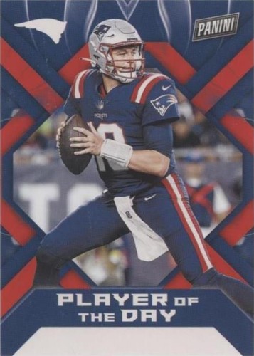2022 Panini Player of the Day Mac Jones #10