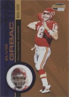 2001 Pacific Invincible Elvis Grbac #15