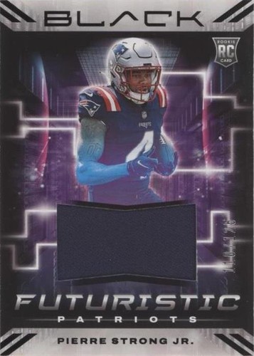 2022 Panini Black Pierre Strong Jr. #FUT-PST