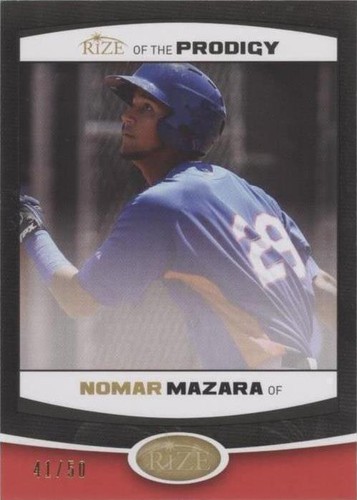 2012 Leaf Rize Draft - Nomar Mazara #PRO-13