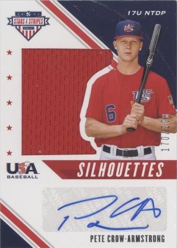 2020 Panini USA Baseball Stars & Stripes - Pete Crow-Armstrong #USJ-PCA