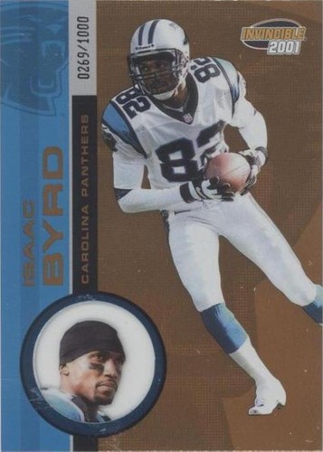 2001 Pacific Invincible Isaac Byrd #33