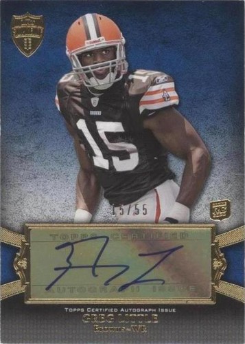 2011 Topps Supreme Greg Little #SRA-GL