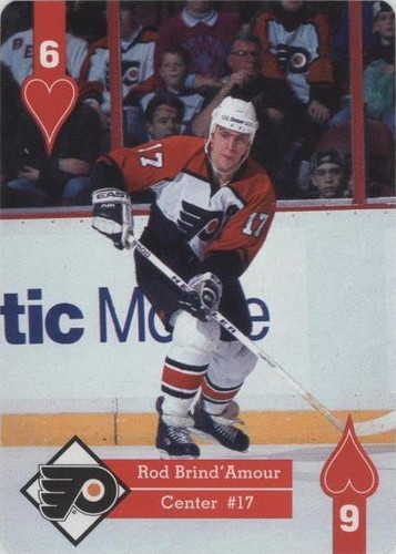 1995-96 Hoyle Eastern Conference Playing Cards - Rod Brind'Amour #6H