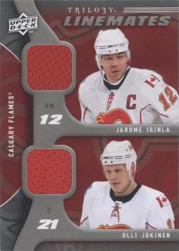2009-10 Upper Deck Trilogy - Jarome Iginla Olli Jokinen #LM-JI