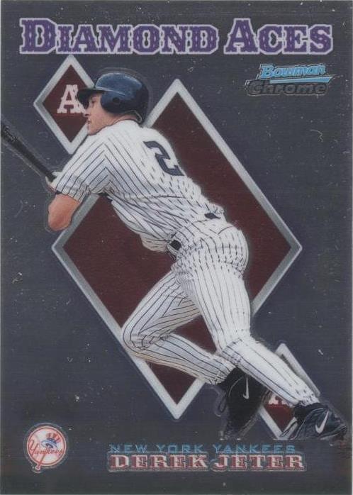 その他 DEREK JETER 1999 BOWMAN CHROME REFRACTOR 1999 Bowman Chrome Refractor Diamond Aces Derek Jeter NR-MT