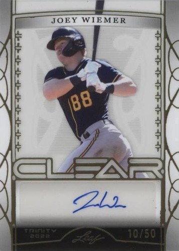 2022 Leaf Trinity - Joey Wiemer #CA-JW3