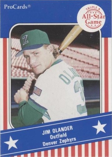 1991 ProCards Triple A All-Star Game - Jim Olander #AAA 11