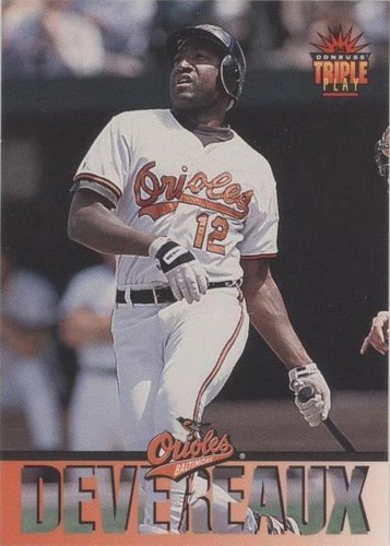 1994 Donruss Triple Play - Mike Devereaux #153