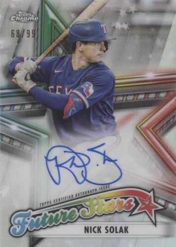 2021 Topps Chrome - Nick Solak #FSA-NS