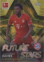 2020-21 Topps Chrome Bundesliga Sapphire Edition Alphonso Davies #FS-AD