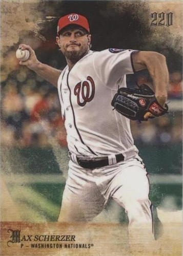 2018 Topps X Bryce Harper 220 Second to None - Max Scherzer #10