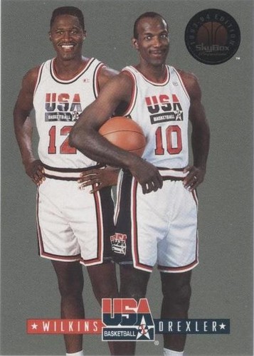 1993-94 Skybox Premium - Clyde Drexler/Dominique Wilkins #8