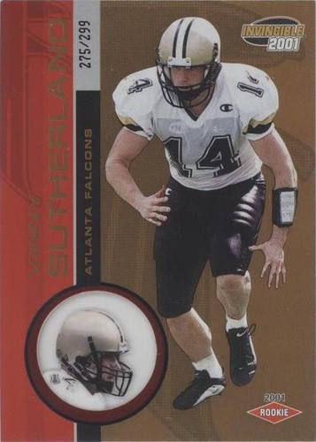 2001 Pacific Invincible Vinny Sutherland #253