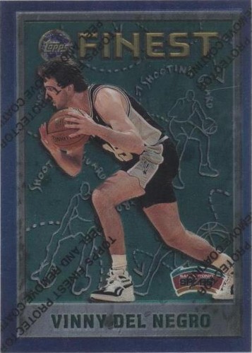 1995-96 Topps Finest - Vinny Del Negro #78