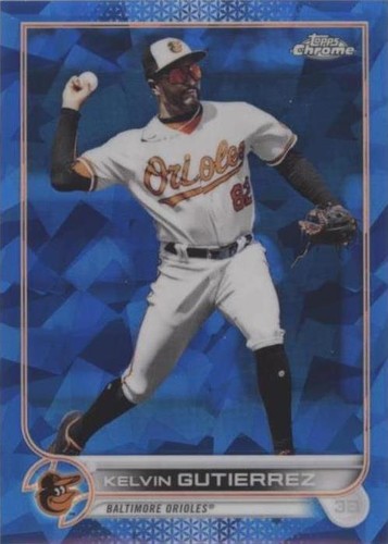 2022 Topps Chrome Update Series Sapphire Edition - Kelvin Gutierrez #US319