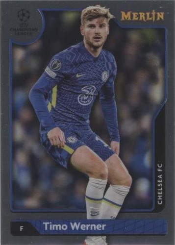 ぽ*ぽ様 チェルシー ヴェルナー 2022 Topps Merlin Timo Werner Yellow Wave /225 # 79 Chelsea