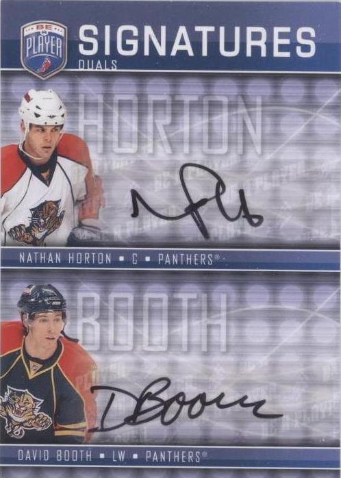 2008-09 Upper Deck Be a Player - David Booth Nathan Horton #S2-HB
