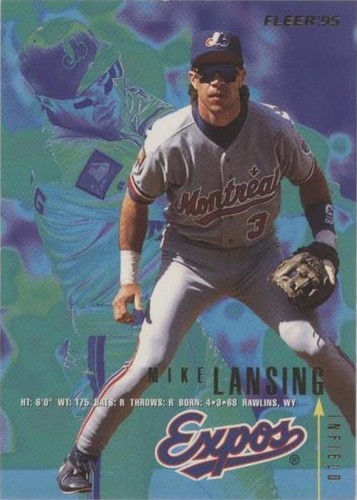 1995 Fleer - Mike Lansing #355