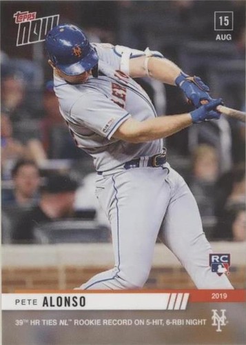 2019 Topps Now - Pete Alonso #689