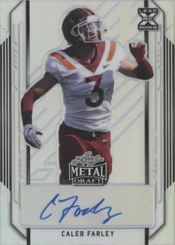 2021 Leaf Metal Draft Caleb Farley #BA-CF1