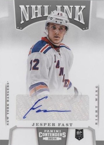 2013-14 Panini Playoff Contenders - Jesper Fast #I-JFA