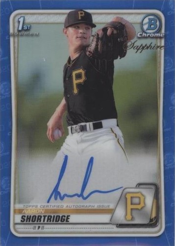 2020 Bowman Chrome Sapphire Edition - Aaron Shortridge #BSPA-ASH