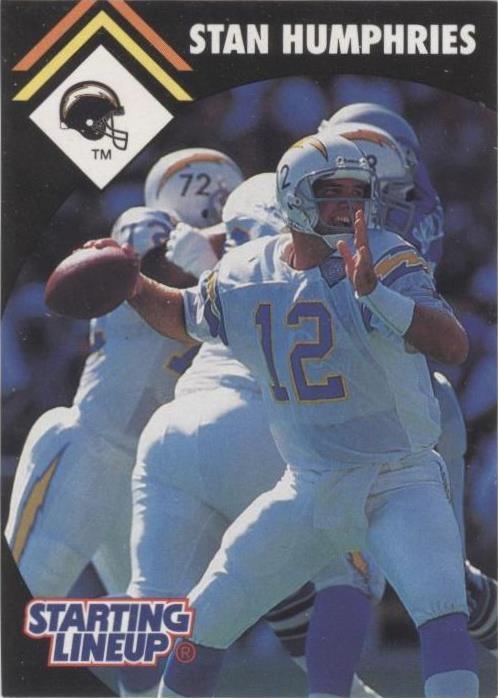 1995 Kenner Starting Lineup Stan Humphries #12