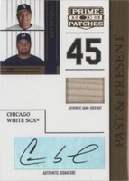 2005 Donruss Prime Patches - Carlos Lee #PP-7