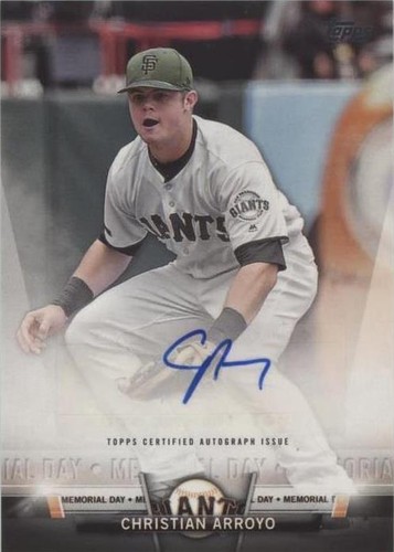 2018 Topps - Christian Arroyo #SA-CAR