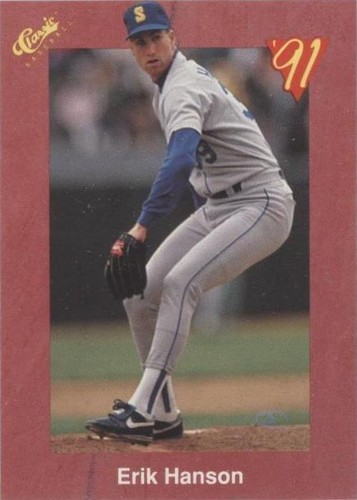 1991 Classic Update Red Travel Edition - Erik Hanson #T22
