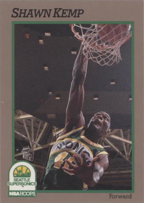NBA Hoops Superstars 1991-92 - Shawn Kemp #90