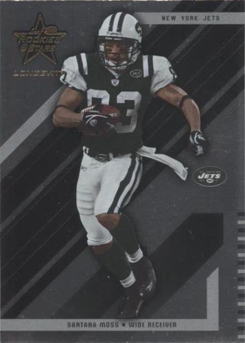 2004 Leaf Rookies & Stars Longevity Santana Moss #65