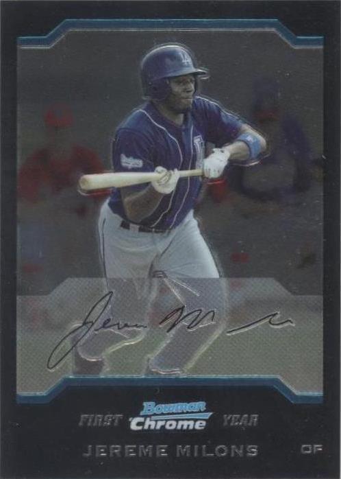 2004 Bowman Chrome - Jereme Milons #240