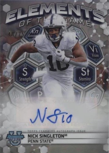 2023 Bowman's Best University Nick Singleton #ETGA-NS