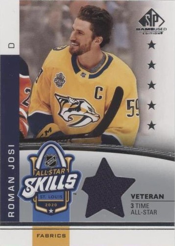 2020-21 Upper Deck SP Game Used - Roman Josi #ASV-RJ