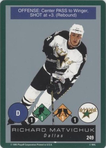 1995-96 Playoff One on One Challenge - Richard Matvichuk #249