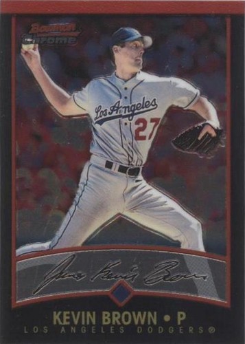 2001 Bowman Chrome - Kevin Brown #35