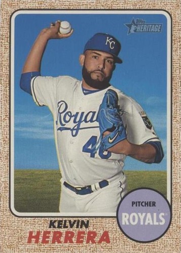 2017 Topps Heritage High Number - Kelvin Herrera #714