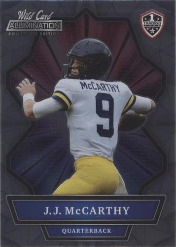 2021 Wild Card Alumination NIL Collegiate Edition J.J. McCarthy #ANBC-1