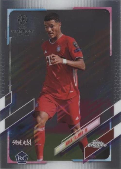 2020-21 Topps Chrome X Steve Aoki UCL Malik Tillman #5